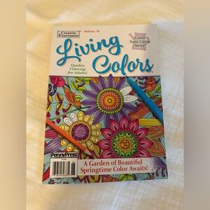 Living Colors Adult Coloring Book